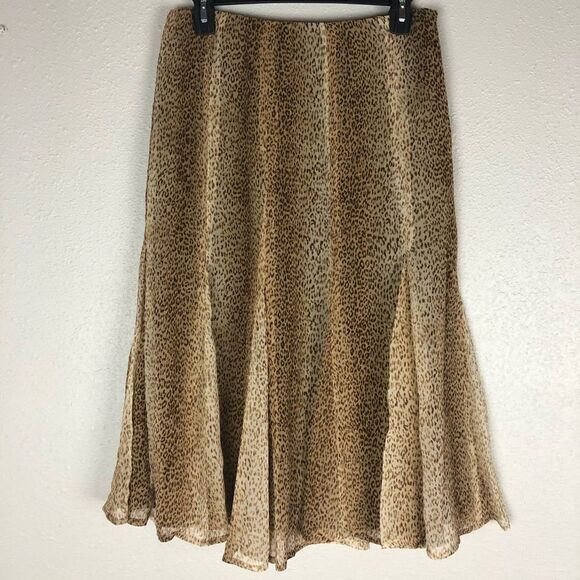 NWT Jones New York Cheetah Print Skirt Size Small - Picture 1 of 6